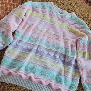 Easter knit sweater